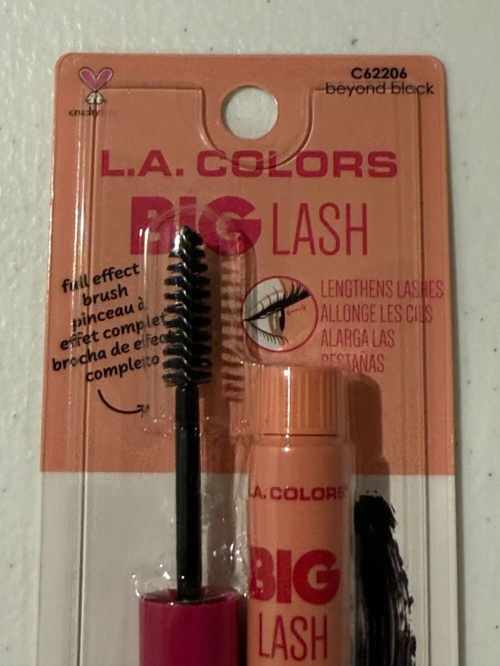 LA Colors Big Lash Mascara Beyond Black Full Volume 2 Pack New